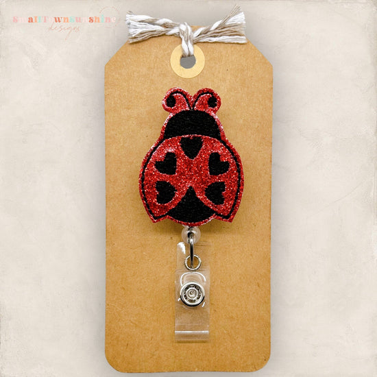 ladybug badge reel