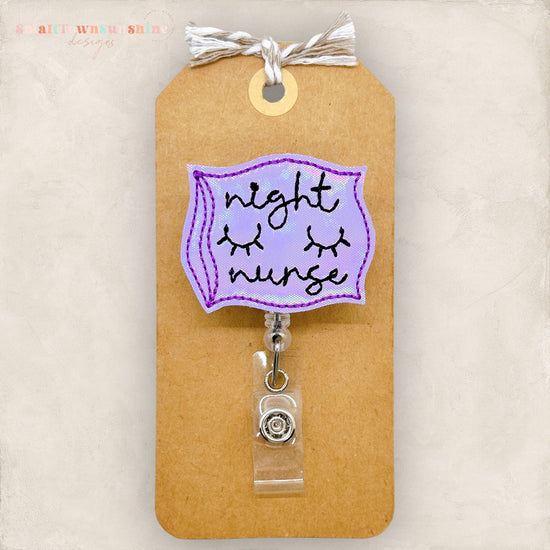 night nurse badge reel