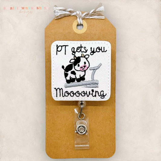 PT Gets You Moving Badge Topper
