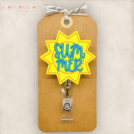 summer sun badge reel
