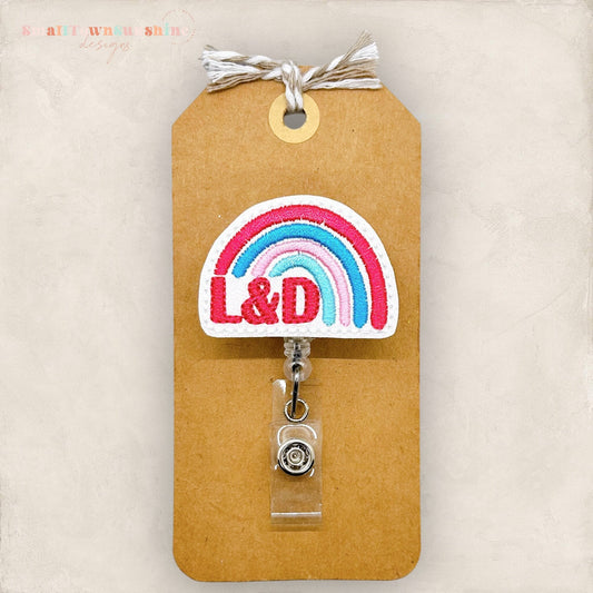 labor and delivery badge reel