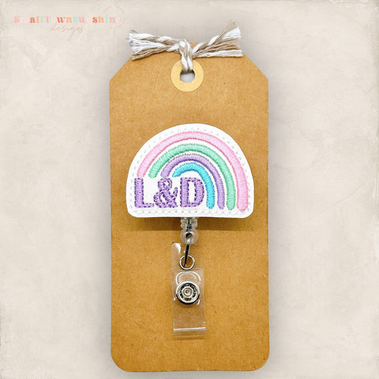 labor and delivery badge reel