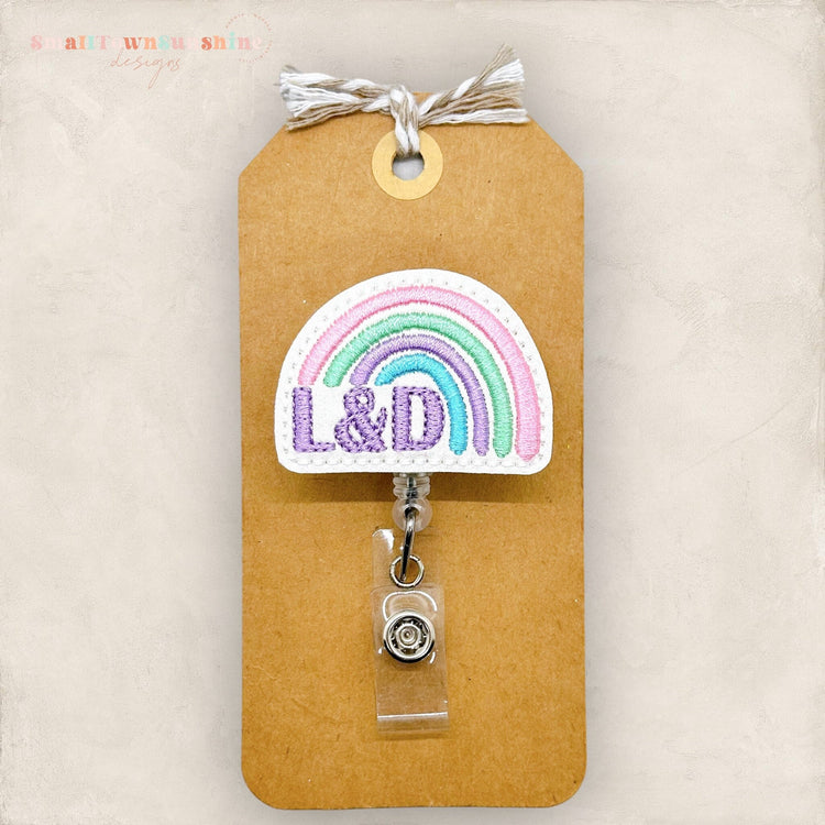 labor and delivery badge reel
