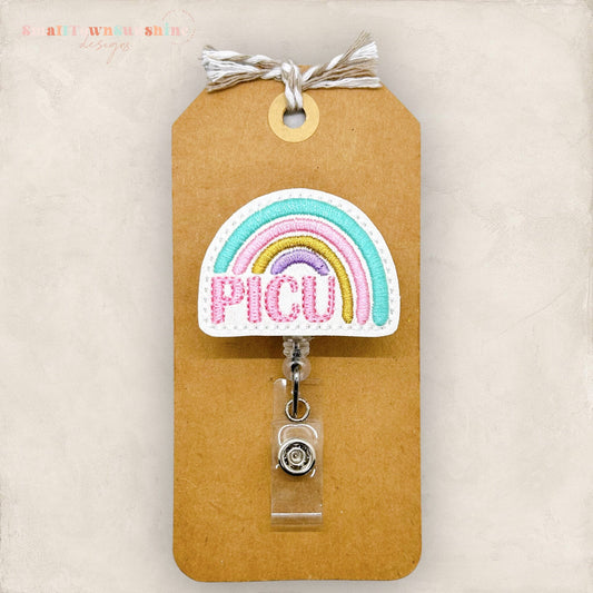 picu rainbow badge reel
