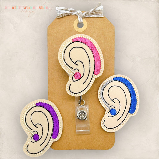 hearing aid badge reel