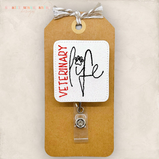 veterinary life badge reel