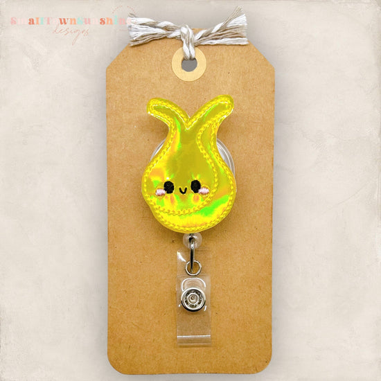 kawaii pituitary gland badge reel