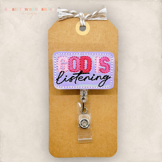 god is listening badge reel
