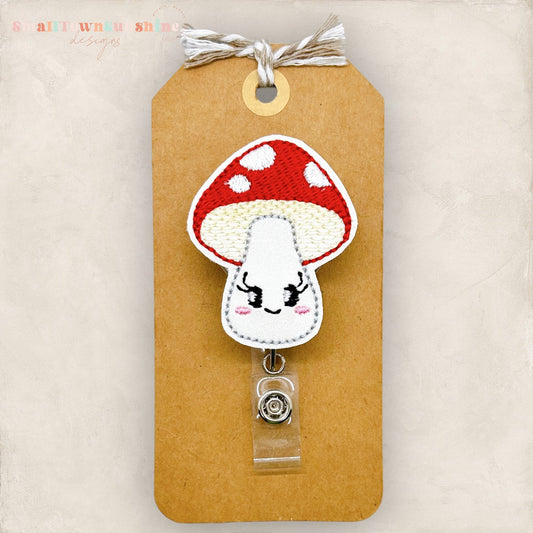 Mushroom Badge Topper