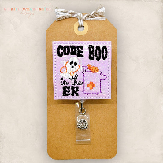 Code Boo in the ER Badge Topper