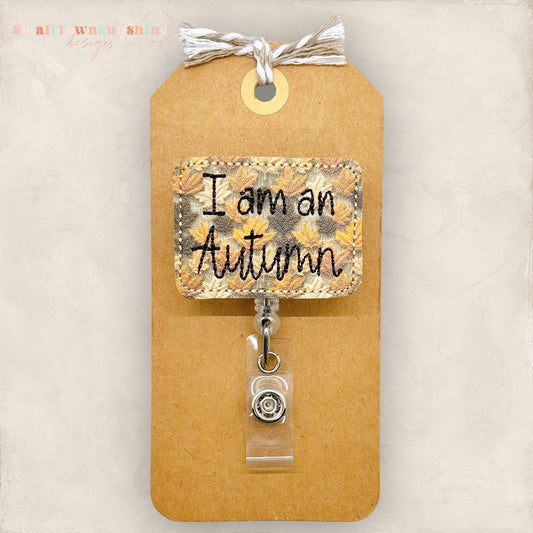 I am an Autumn Badge Topper