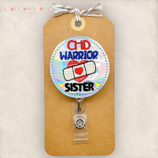 congenital heart defect warrior sister badge reel
