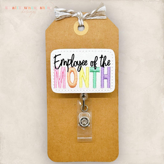 employee of the month badge reel
