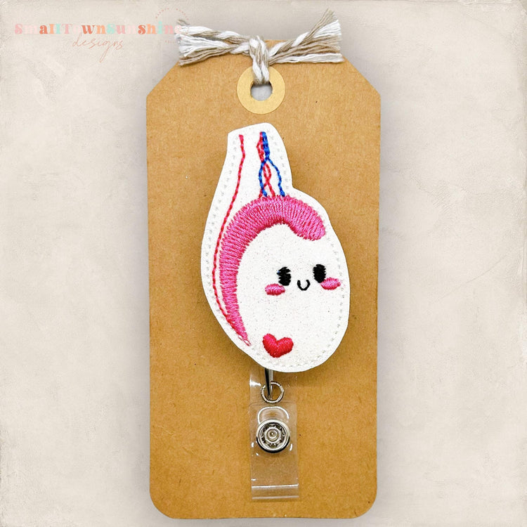Anatomical Testicle Badge Topper