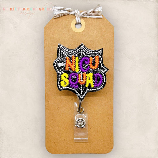 nicu squad spiderweb badge reel
