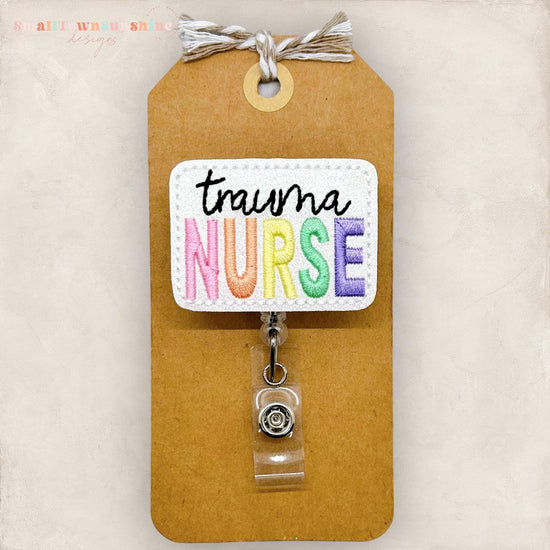 Trauma Nurse Badge Topper