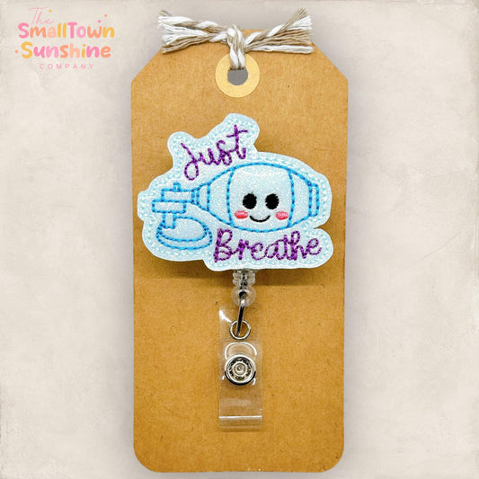 ambu bag embroidered badge reel topper