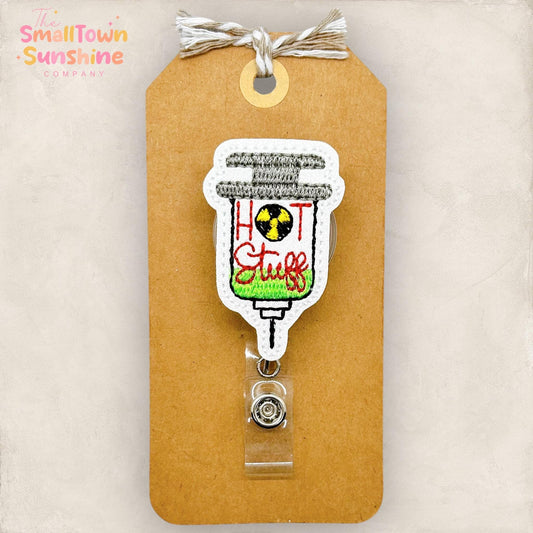 Hot Stuff Syringe Badge Topper