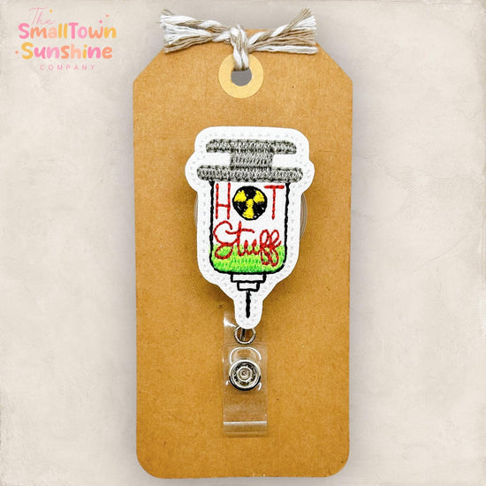 Hot Stuff Syringe Badge Topper