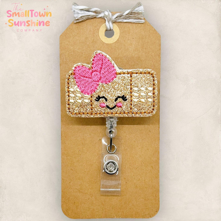 Bandage with Bow Badge Topper