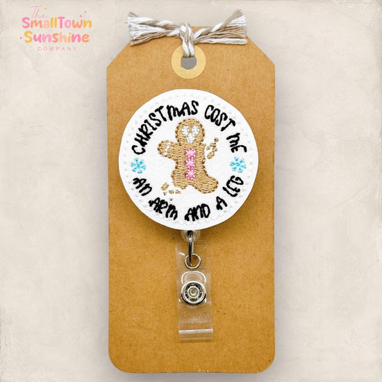 Christmas Cost Me An Arm & A Leg Badge Topper