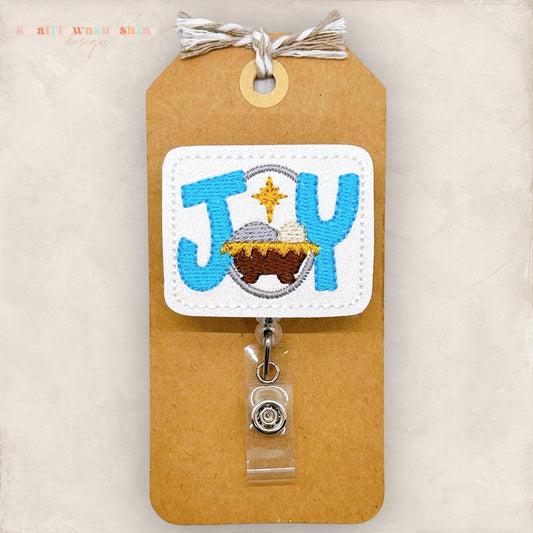 Joy Badge Topper