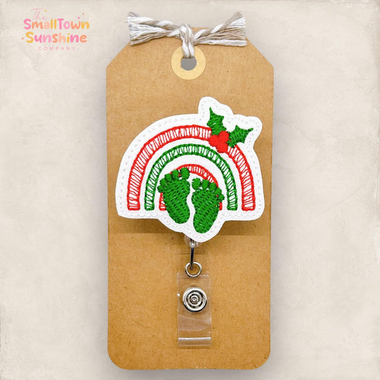 Mistletoes Rainbow Badge Topper