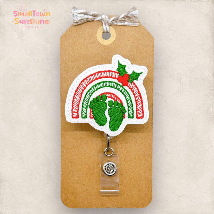 Mistletoes Rainbow Badge Topper
