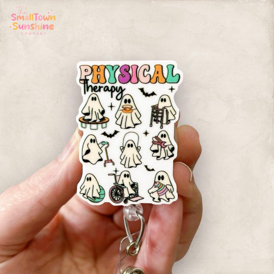 Physical Therapy Ghosts Badge Topper