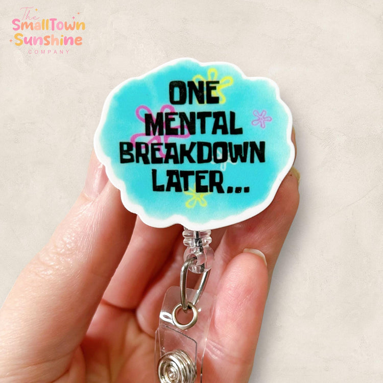 Mental Breakdown Badge Topper