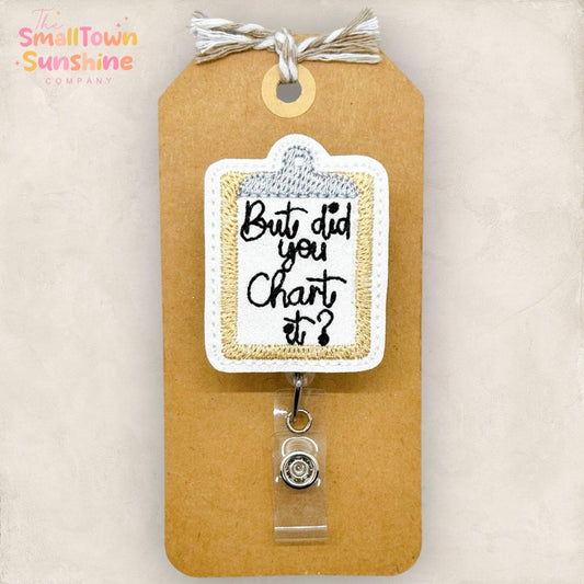But Did You Chart It Badge Topper