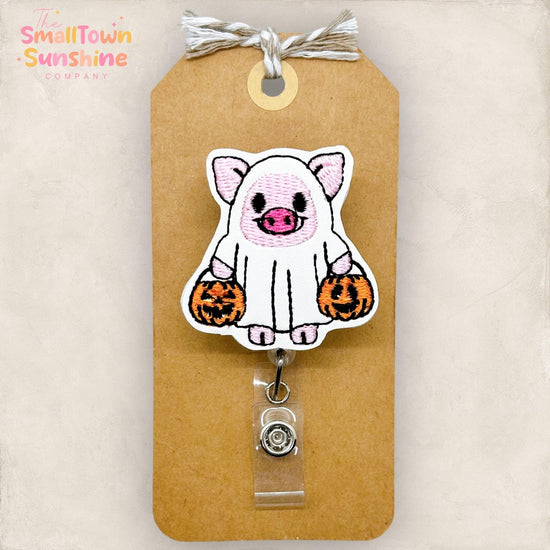 Ghost Pig Badge Topper