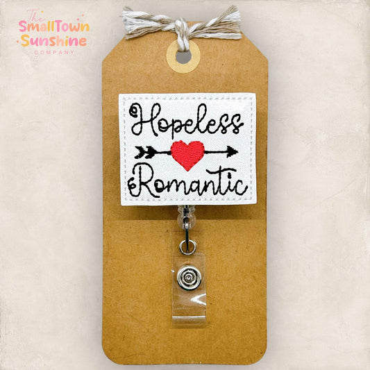 Hopeless Romantic Badge Topper