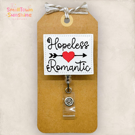 Hopeless Romantic Badge Topper