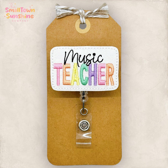 Music Teacher Badge Topper