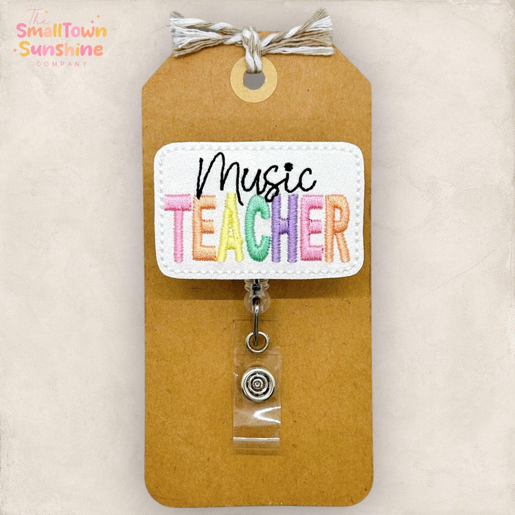 Music Teacher Badge Topper