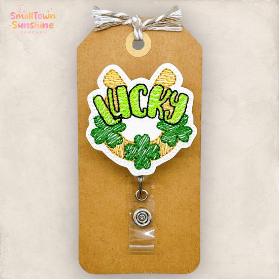 Lucky Horseshoe Badge Topper
