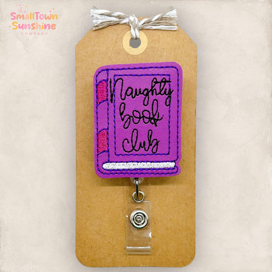 Naughty Book Club Badge Topper