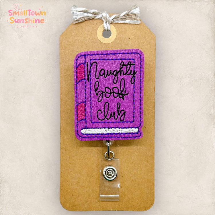 Naughty Book Club Badge Topper