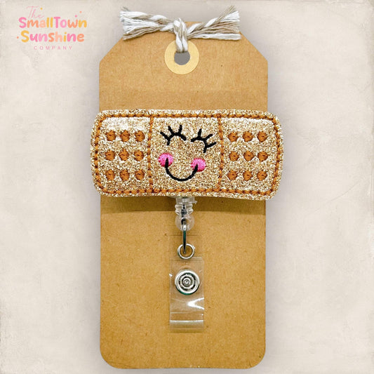 Happy Bandage Badge Topper