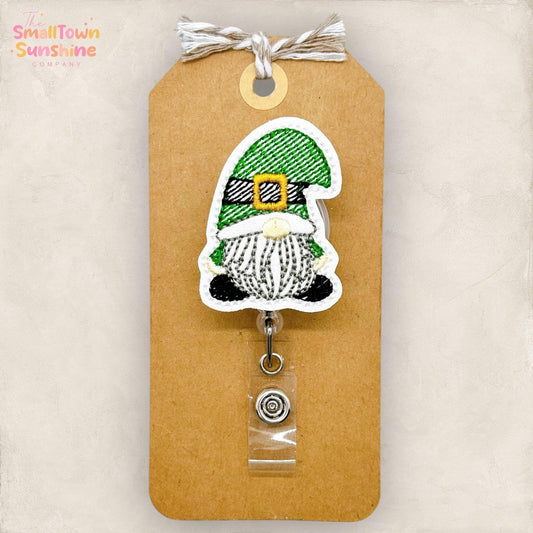 embroidered badge reel topper