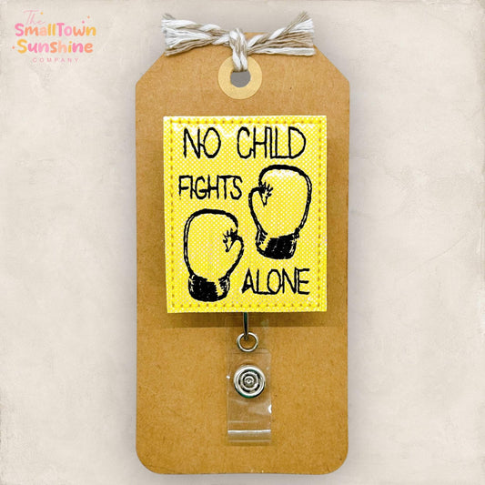 No Child Fights Alone Badge Topper