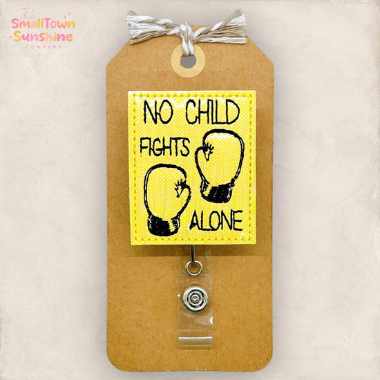No Child Fights Alone Badge Topper