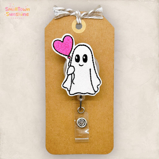 embroidered badge reel topper