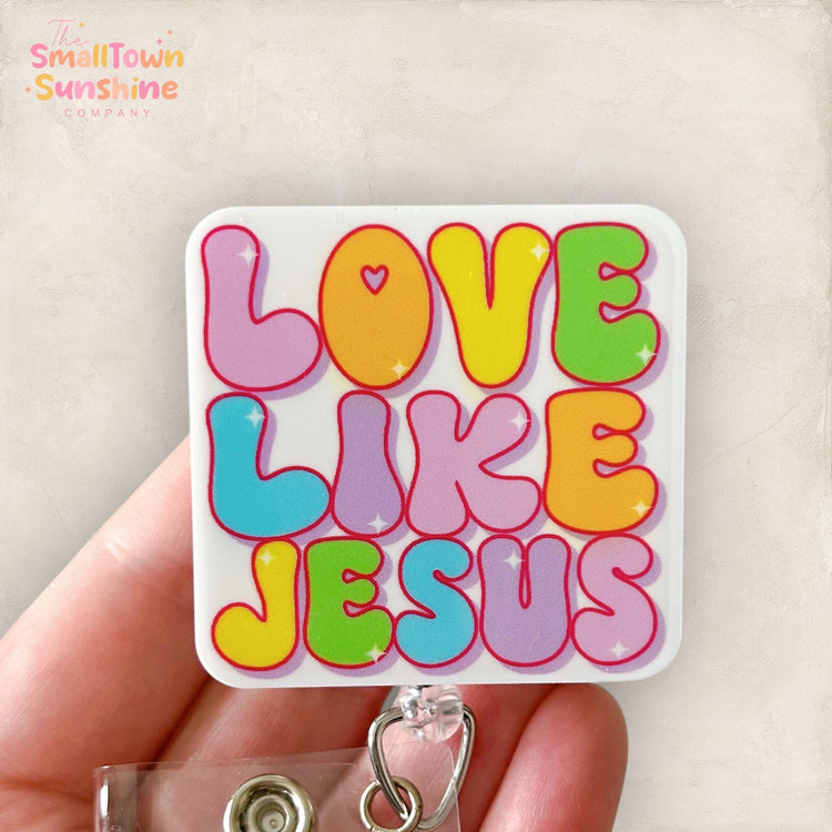 Love Like Jesus Badge Topper