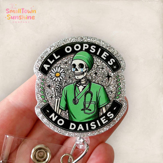 All Oopsies No Daisies Badge Topper