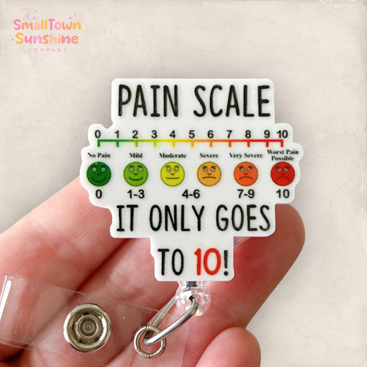 Pain Scale It Only Goes to Ten