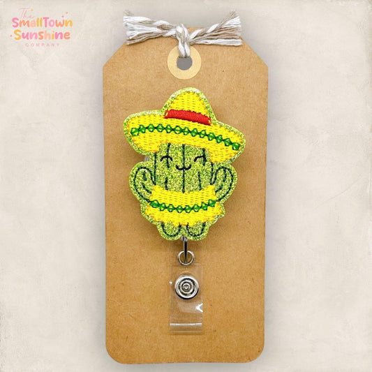 Sombrero Cactus Badge Topper