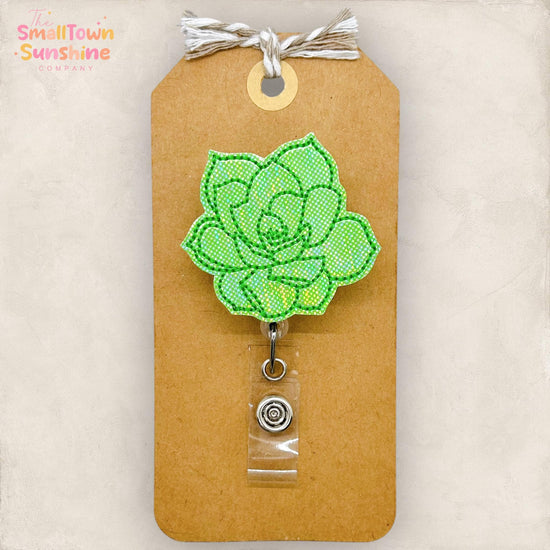 Succulent Badge Topper
