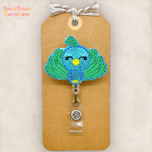 Peacock Badge Topper